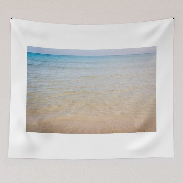 Item preview, Crystal clear water on sandy beach designed and sold by Sunil Bhardwaj.