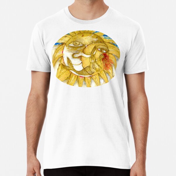 El sol dorado Camiseta premium
