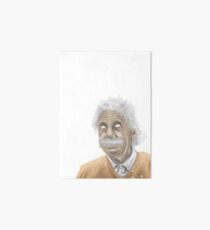 Albert Einstein -mastermind tee Art Board