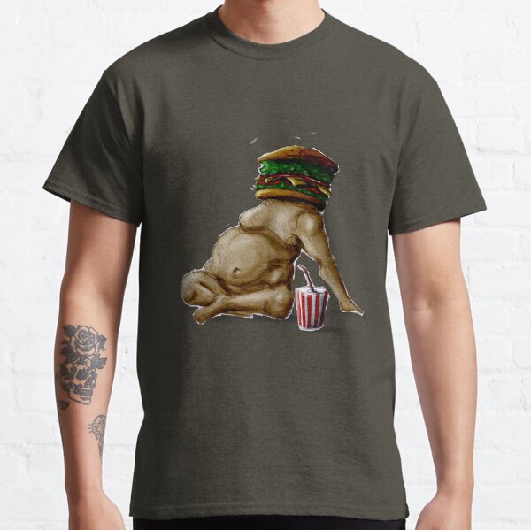 hamburger man tee Classic T-Shirt