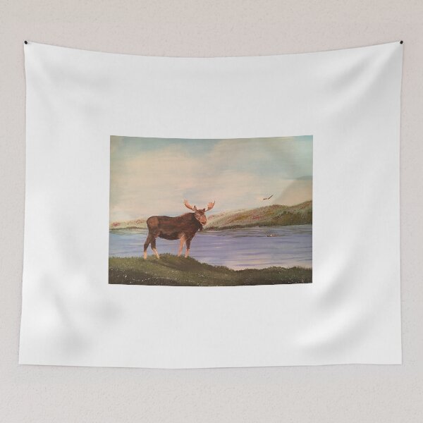 Item preview, Lakeside moose painting  designed and sold by Ryand3574.
