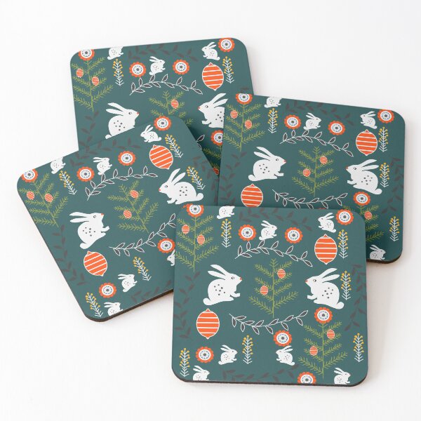 Item preview, Winter holidays with bunnies designed and sold by cocodes.