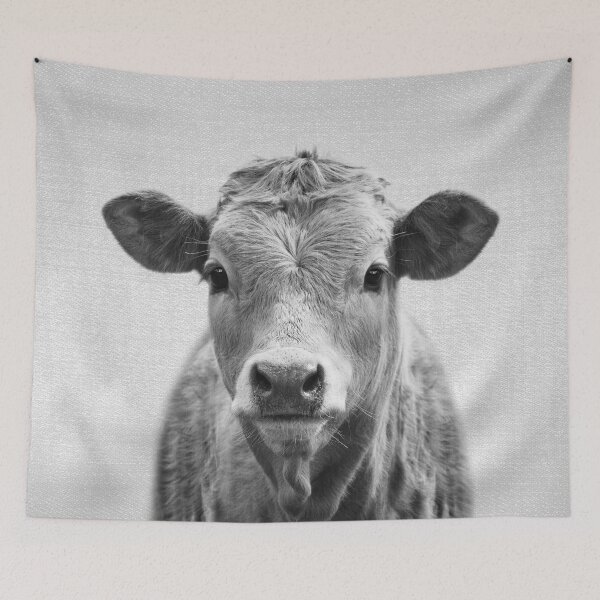 Item preview, Cow - Black & White designed and sold by galdesign.
