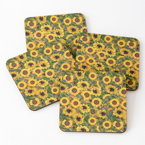 Item preview, Vintage Sunflowers Pattern Nightgarden designed and sold by UtArt.
