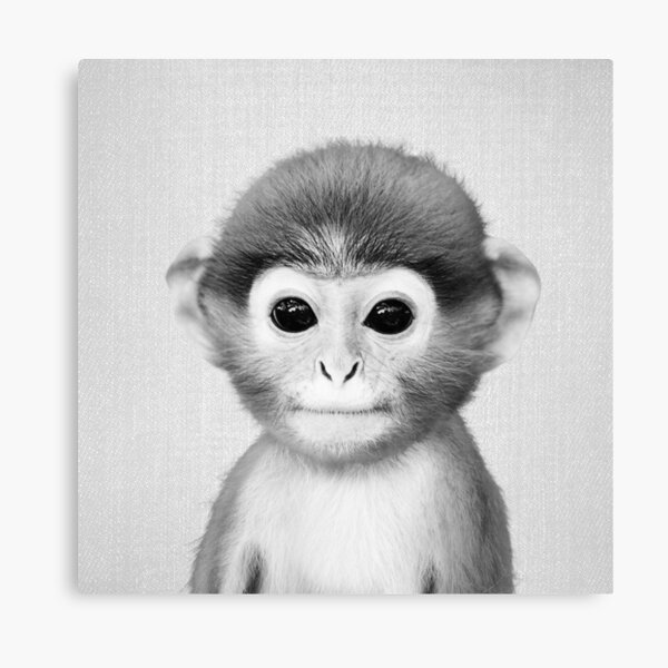 Item preview, Baby Monkey - Black & White designed and sold by galdesign.