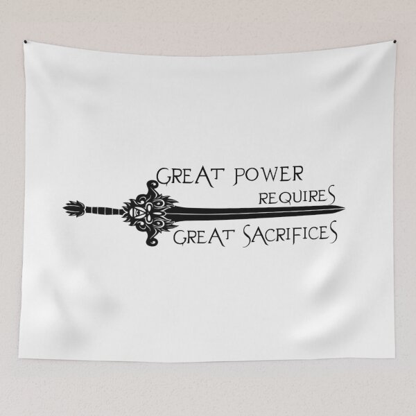 Item preview, Once upon a time- great power requires great sacrifices designed and sold by KikkaT.