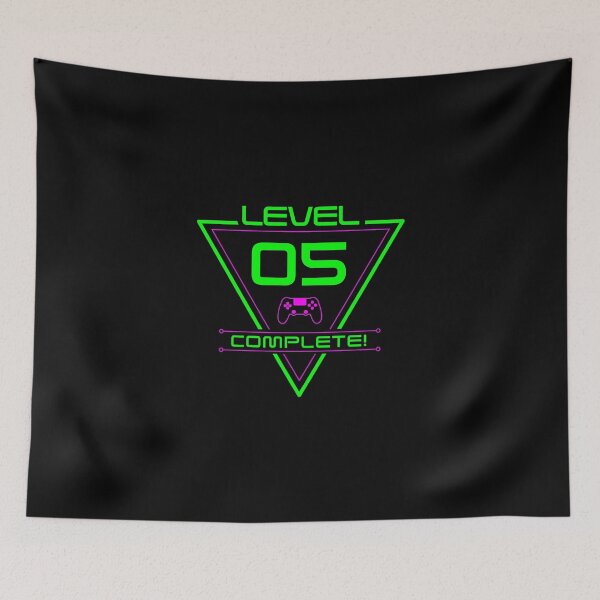 Item preview, Level Complete 5 Green&Pink designed and sold by ipiapacs.