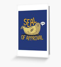 Seal of Approval Greeting Card