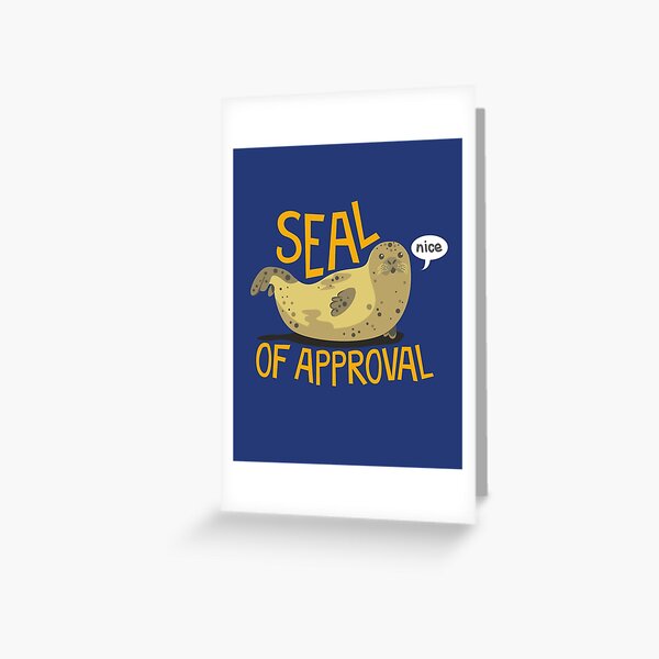 Item preview, Seal of Approval designed and sold by jaffajam.