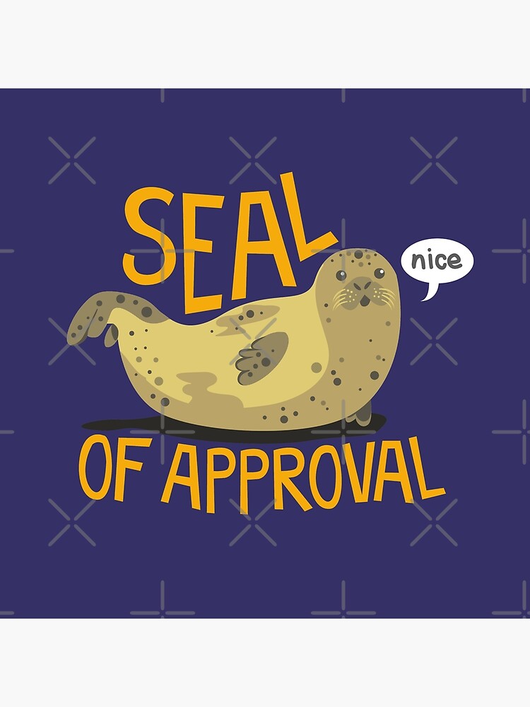 Thumbnail 2 of 2, Tote Bag, Seal of Approval designed and sold by jaffajam.