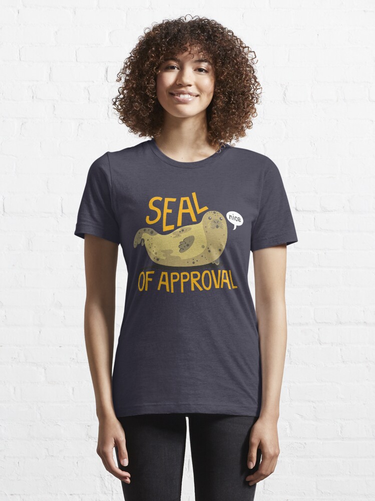 Thumbnail 6 of 7, Essential T-Shirt, Seal of Approval designed and sold by jaffajam.