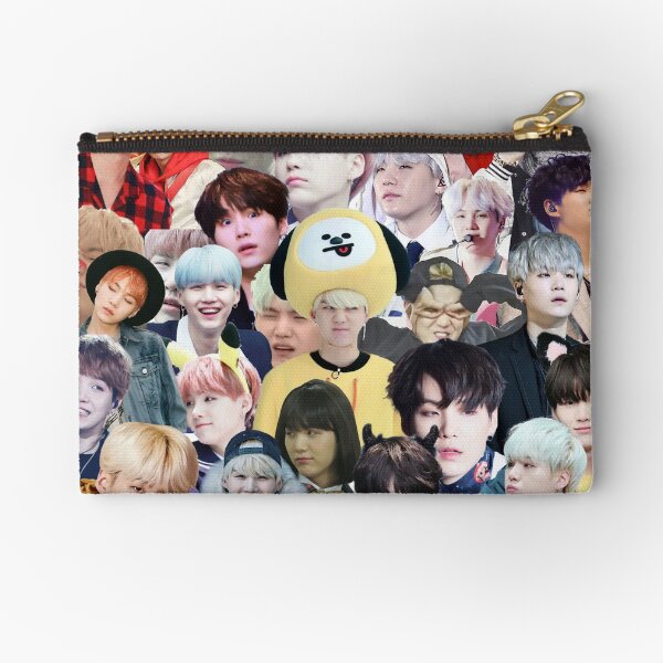 BTS Suga Zipper Pouch