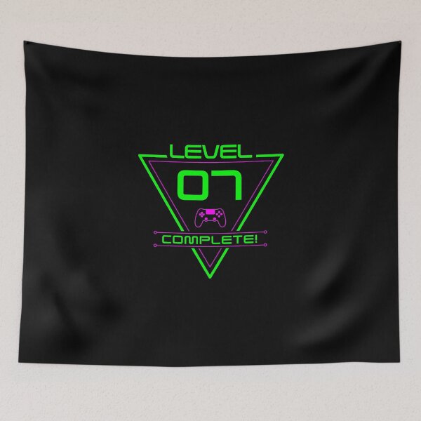Item preview, Level Complete 7 Green&Pink designed and sold by ipiapacs.