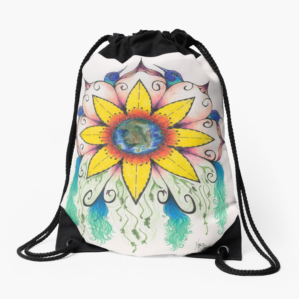 Symphony of Summer Drawstring Bag