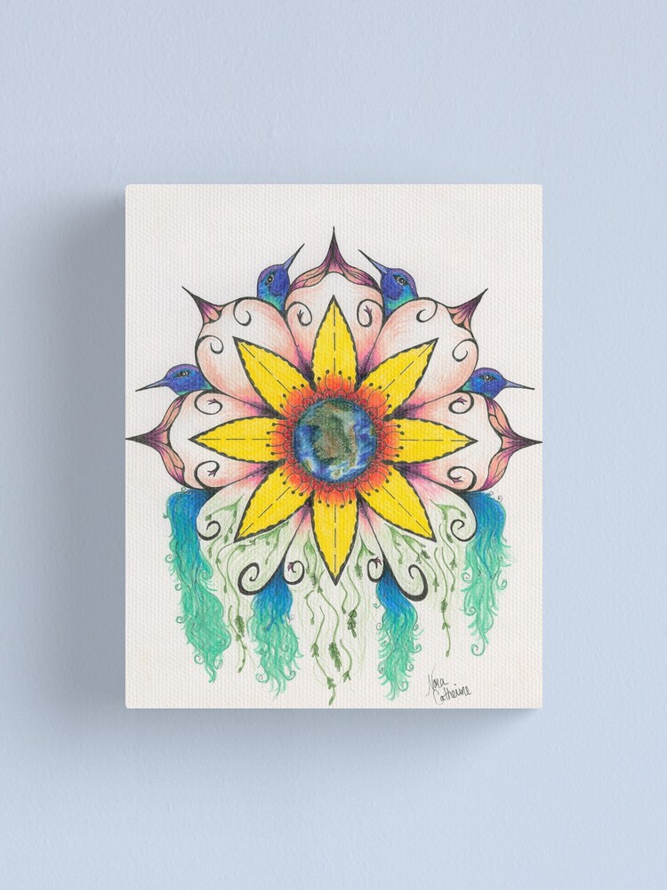 Alternate view of Symphony of Summer Canvas Print