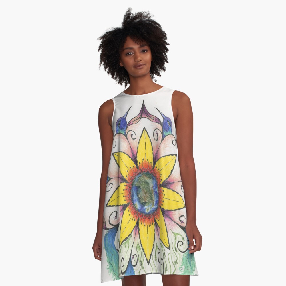 Symphony of Summer A-Line Dress