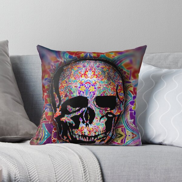 Skull shaped hot sale pillow