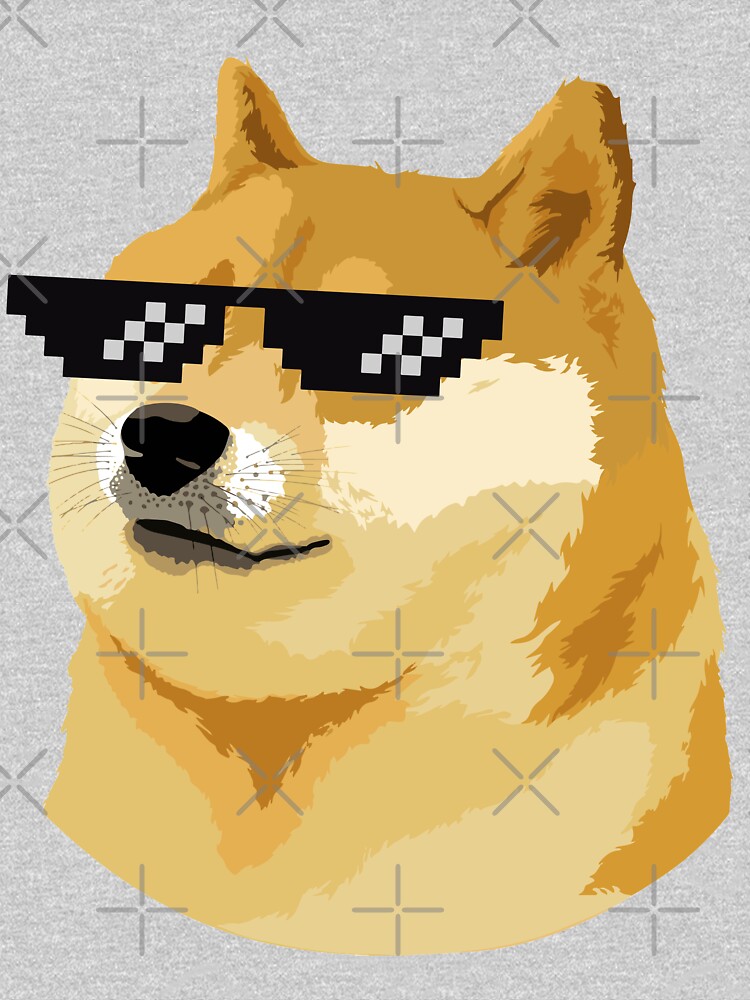 Doge Thug Life with sunglasses meme dog style Kekistan Shiba Inu #DogRight doggo by iresist