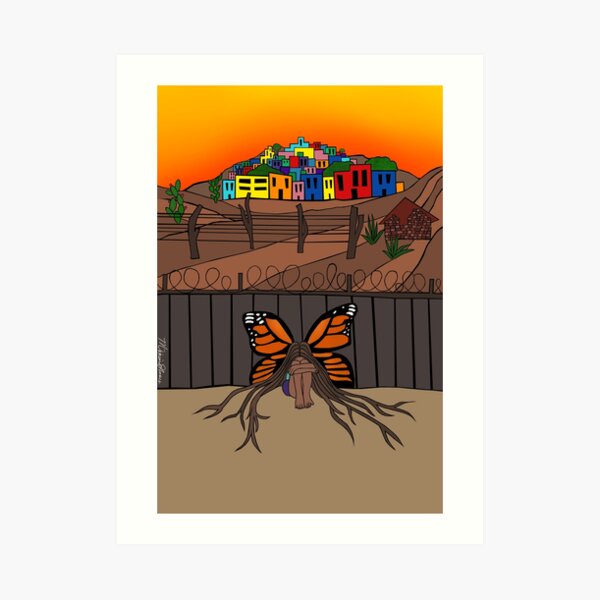 Blurred Borders Art Print