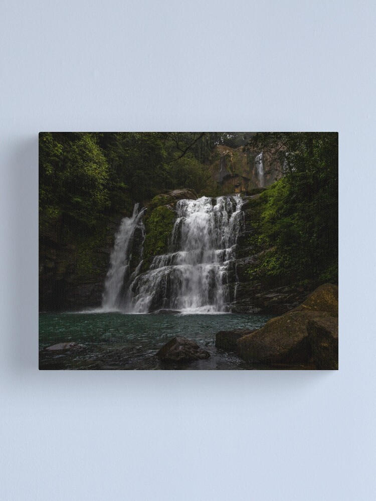 Thumbnail 1 of 3, Canvas Print, Nauyaca Waterfalls designed and sold by darren-j-mcleod.