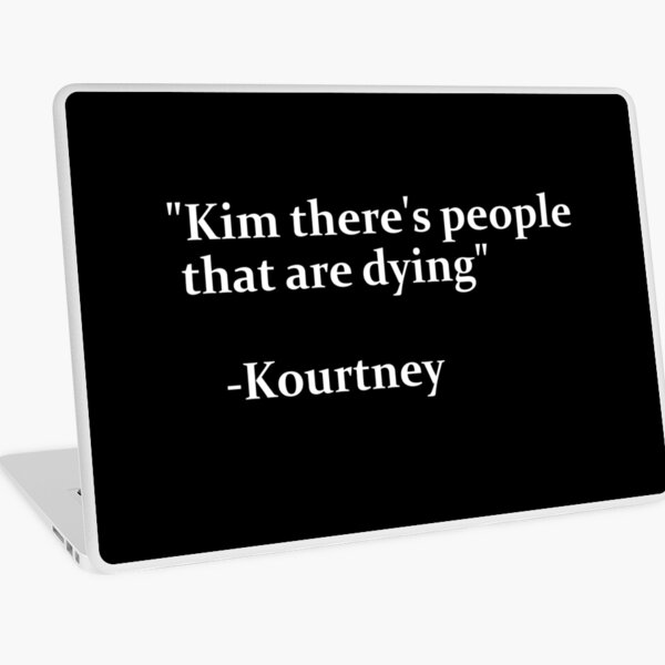 Aperçu de l'œuvre KIM THERE'S PEOPLE THAT ARE DYING 2 créée et vendue par FrenchFactory.