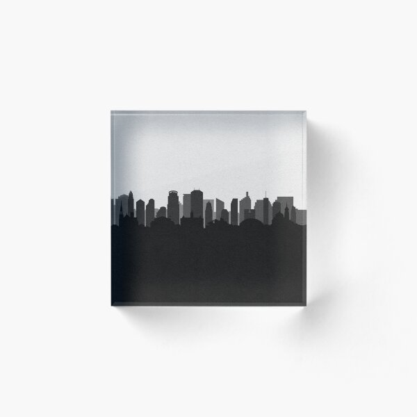 Travel Posters | Destination: Minneapolis Acrylic Block