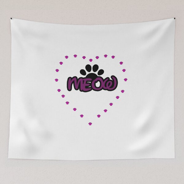 Item preview, cute meow cat designed and sold by ABO3TAA2.