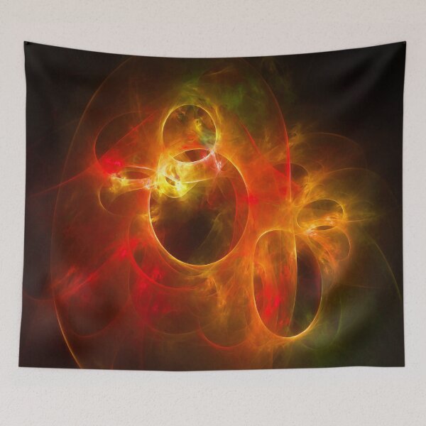 Item preview, Red and Orange Circles 1 designed and sold by TravelPhotoArt.