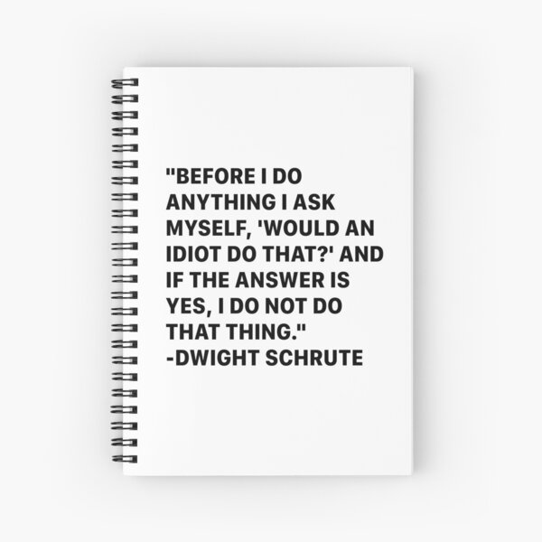 Item preview, Dwight Schrute from The Office Quotes designed and sold by Janie Cornish.