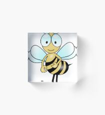 Friendly Insect by Forestgreen Acrylic Block