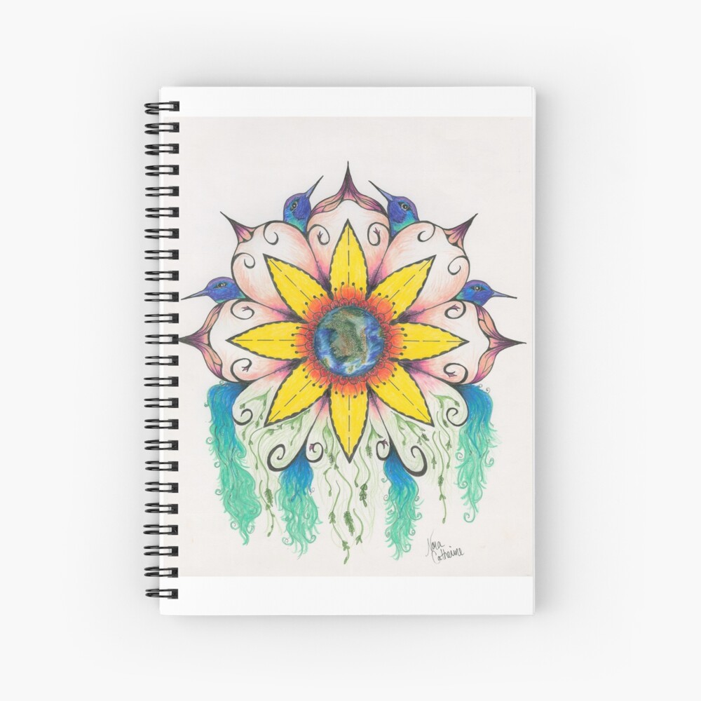 Symphony of Summer Spiral Notebook