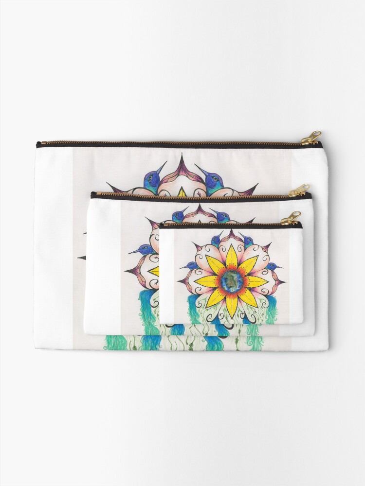 Alternate view of Symphony of Summer Zipper Pouch