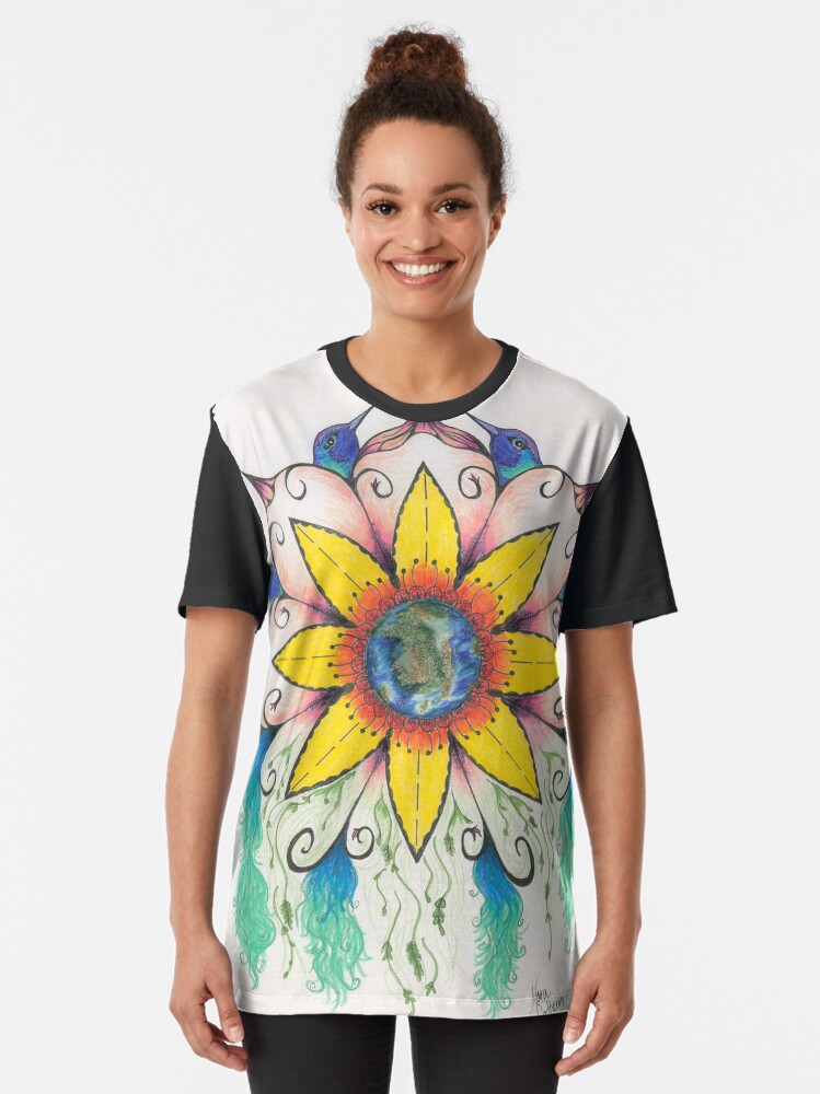 Alternate view of Symphony of Summer Graphic T-Shirt