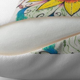 Alternate view of Symphony of Summer Throw Pillow