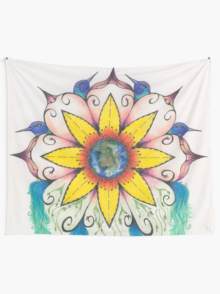 Alternate view of Symphony of Summer Tapestry