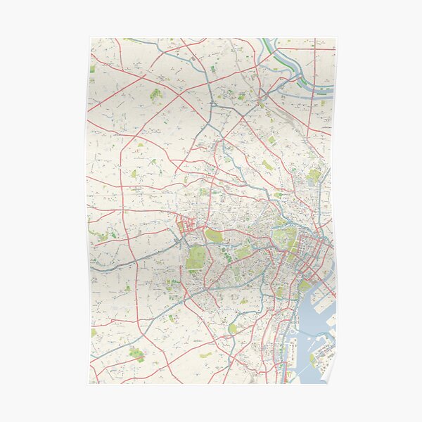 Tokyo OpenStreetMap Poster