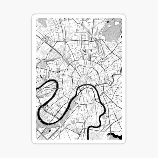 Moscow Toner Poster Sticker