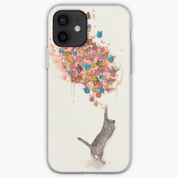 catching butterflies iPhone Soft Case