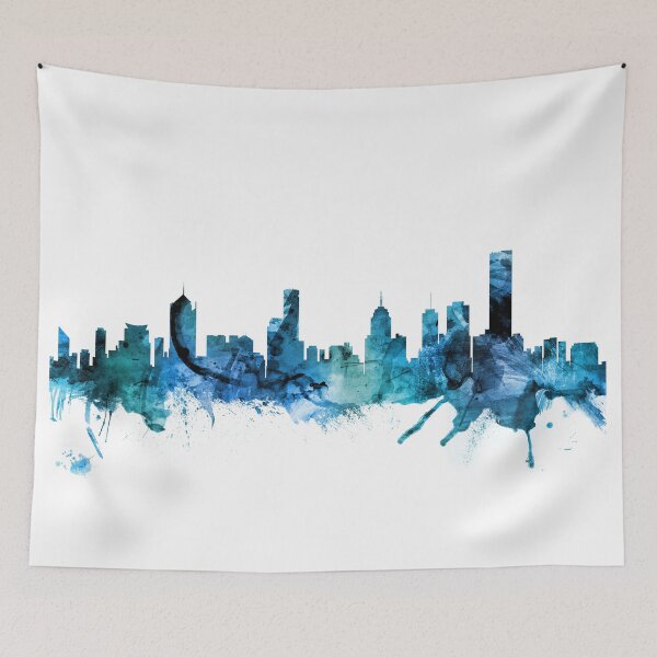 Item preview, Melbourne Australia Skyline designed and sold by ArtPrints.