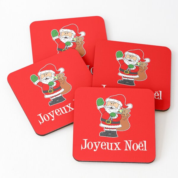 Joyeux Noel Coasters Redbubble