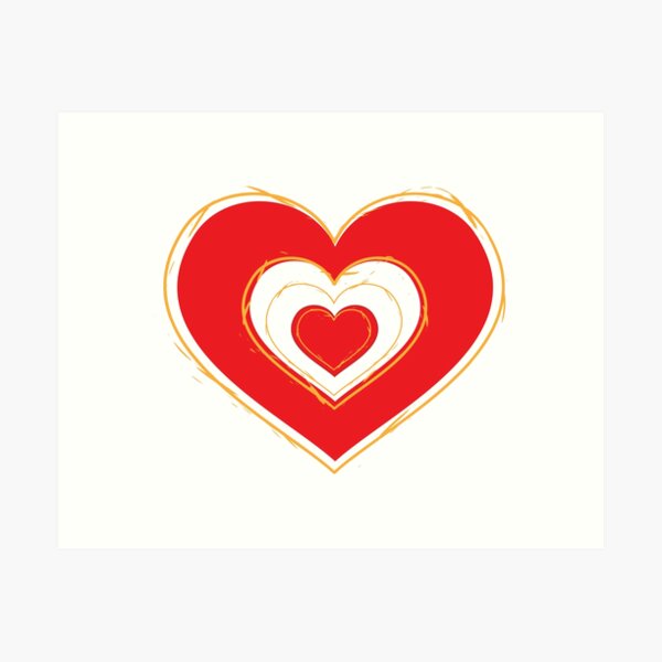 Item preview, Heart romantic love grunge graffiti designed and sold by Helen-Storm.