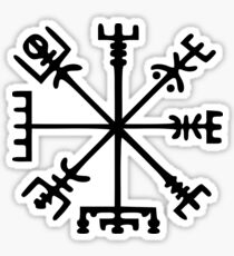 Vegvísir (Viking Compass) Sticker