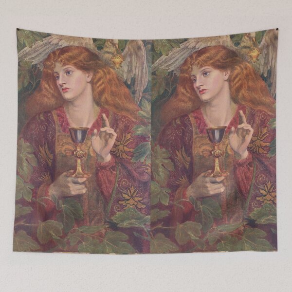 Item preview, The Damsel of the Sanct Grael, (Holy Grail) by Dante Gabriel Rossetti (1828-1882) designed and sold by artfromthepast.