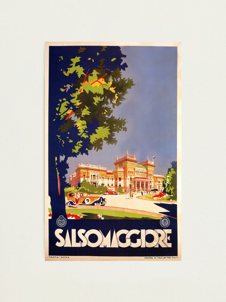 Salsomaggiore Vintage Italiano viajar Cartel vii036 Art Print A4 A3 A2 A1