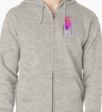 cicada (for white) Zipped Hoodie