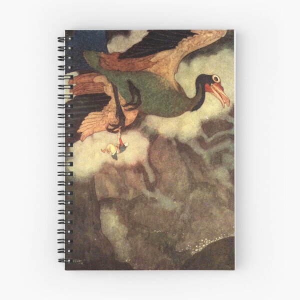 Artikelvorschau, Das Rokh - Sinbad - Arabische Nächte - Edmund Dulac entworfen und verkauft von forgottenbeauty.