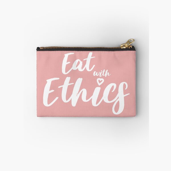 Item preview, Eat with Ethics Vegan Message Design designed and sold by vegansintexas.