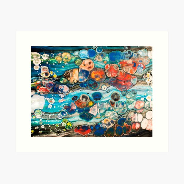 The river bed... Art Print