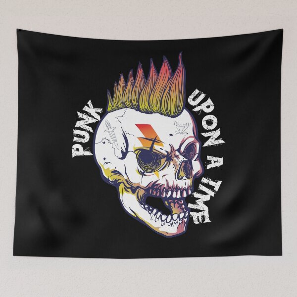 Item preview, Punk upon a time | Punk Rock Skull designed and sold by paulo silveira.