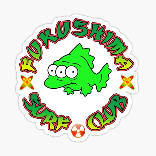Vista previa del artículo con la obra «FUKUSHIMA SURF CLUB», diseñado y vendido por jkundr53.